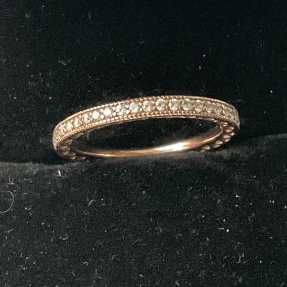 Pandora Rose Gold Sparkling Ring - Picture 1 of 3